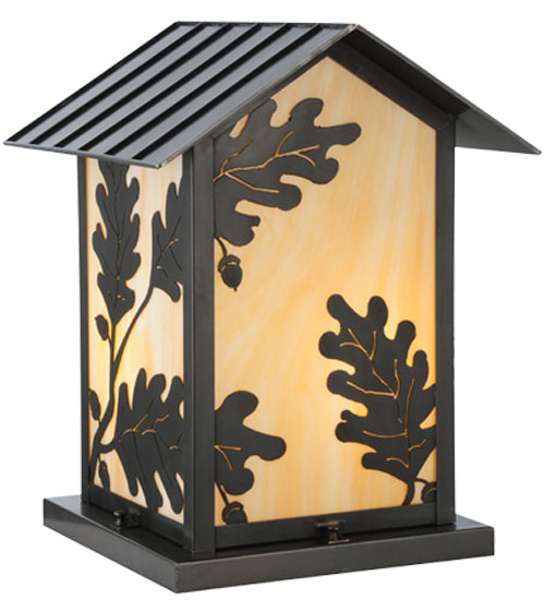 Meyda Tiffany Lighting 112353 Seneca Two Light Pier Mount Outdoor Bronze / Dark