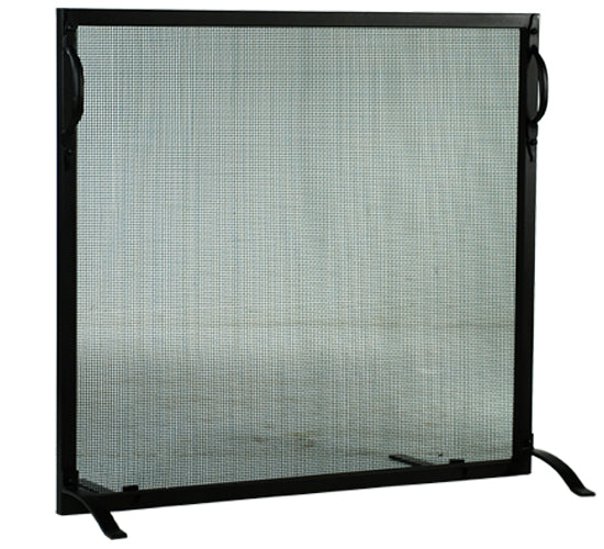 Meyda Tiffany Lighting 112364 Prime Fireplace Screen Home Decor Black