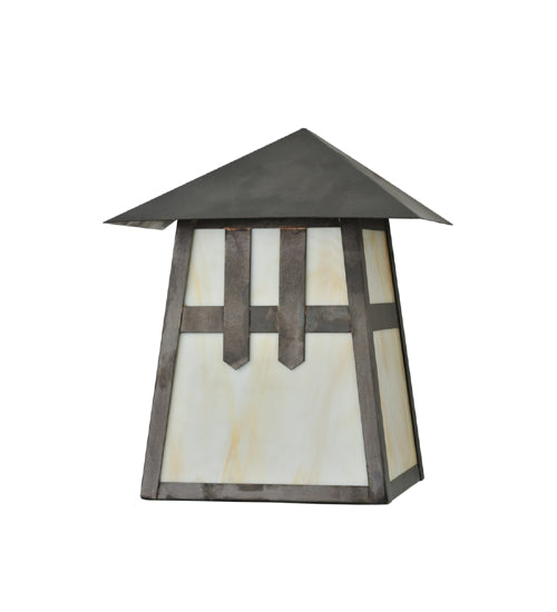Meyda Tiffany Lighting 112383 Stillwater One Light Wall Sconce Outdoor Bronze / Dark