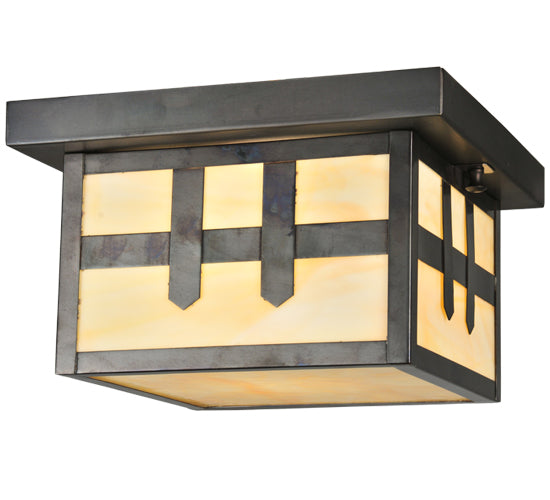 Meyda Tiffany Hyde Park 112385 Ceiling Light - Craftsman Brown