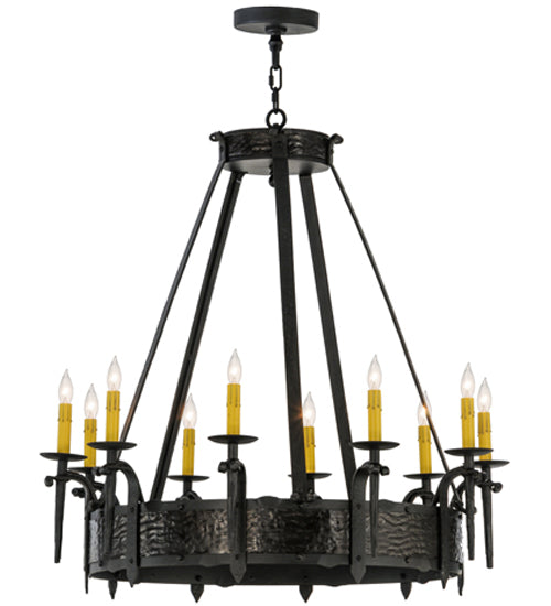 Meyda Tiffany Costello 112388 Chandelier Light - Wrought Iron