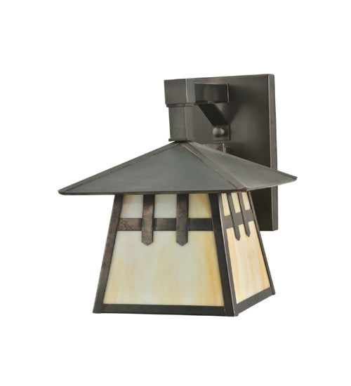 Meyda Tiffany Lighting 112391 Stillwater One Light Wall Sconce Outdoor Bronze / Dark