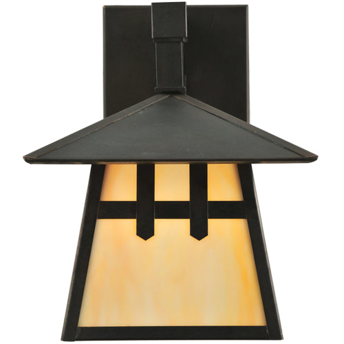 Meyda Tiffany Lighting 112391 Stillwater One Light Wall Sconce Outdoor Bronze / Dark