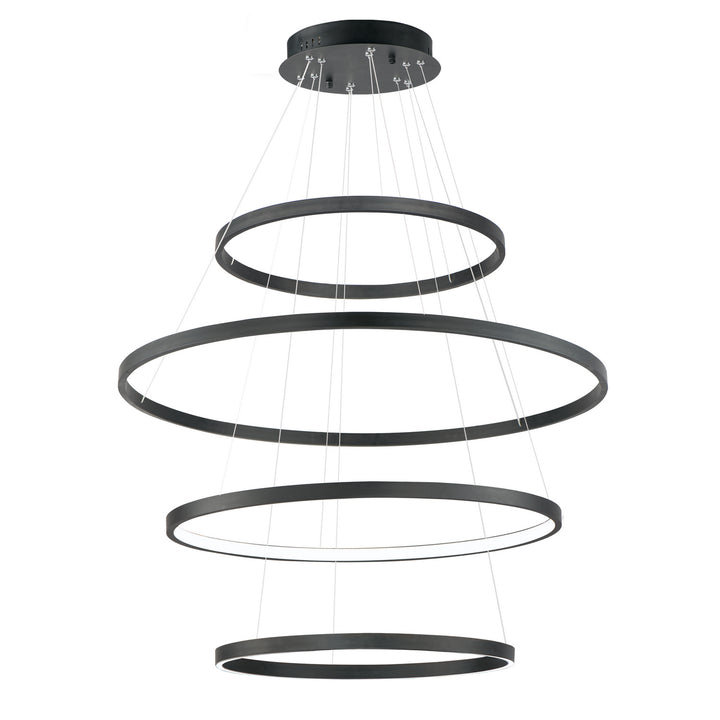 ET2 by Maxim Groove E22729-BK Chandelier Light - Black