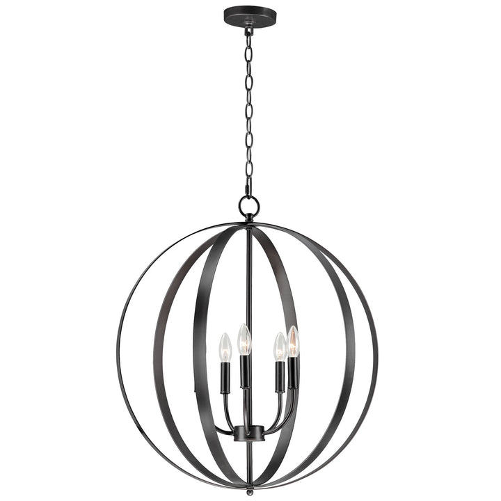 Maxim Provident 10032BK Chandelier Light - Black