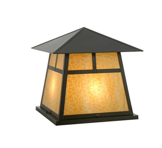Meyda Tiffany Lighting 112417 Stillwater Four Light Pier Mount Outdoor Bronze / Dark