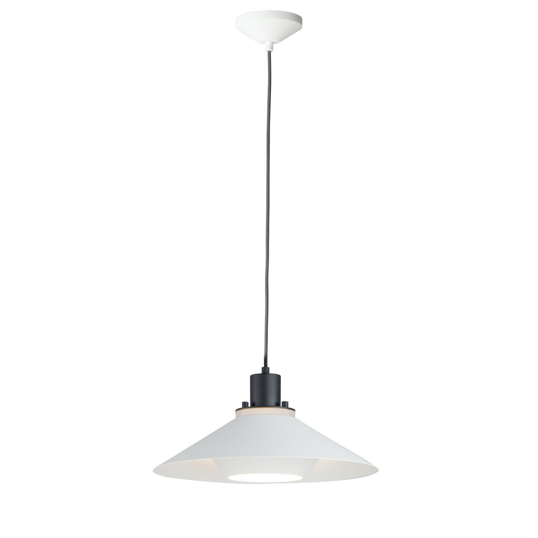 Maxim Oslo 11412BKWT Pendant Light - Black / White