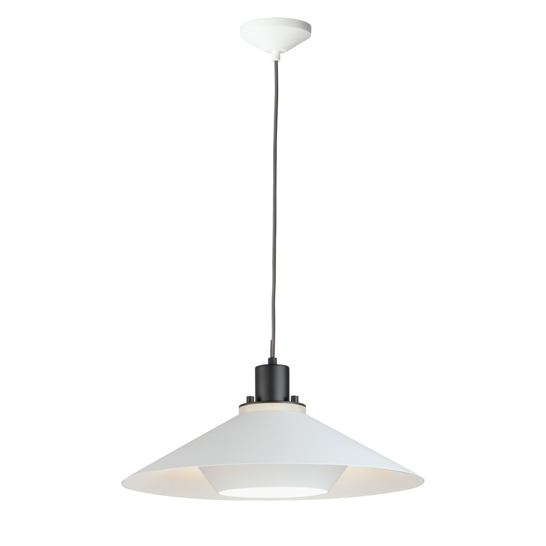 Maxim Oslo 11414BKWT Pendant Light - Black / White