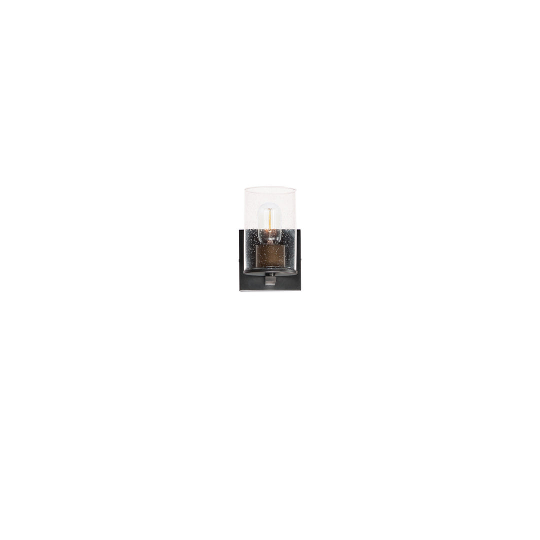 Maxim Sleek 11841CDABBK Wall Sconce Light - Antique Brass / Black