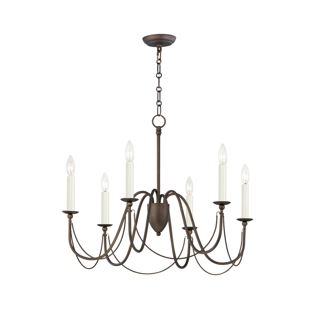 Maxim Plumette 12166CHB Chandelier Light - Chestnut Bronze