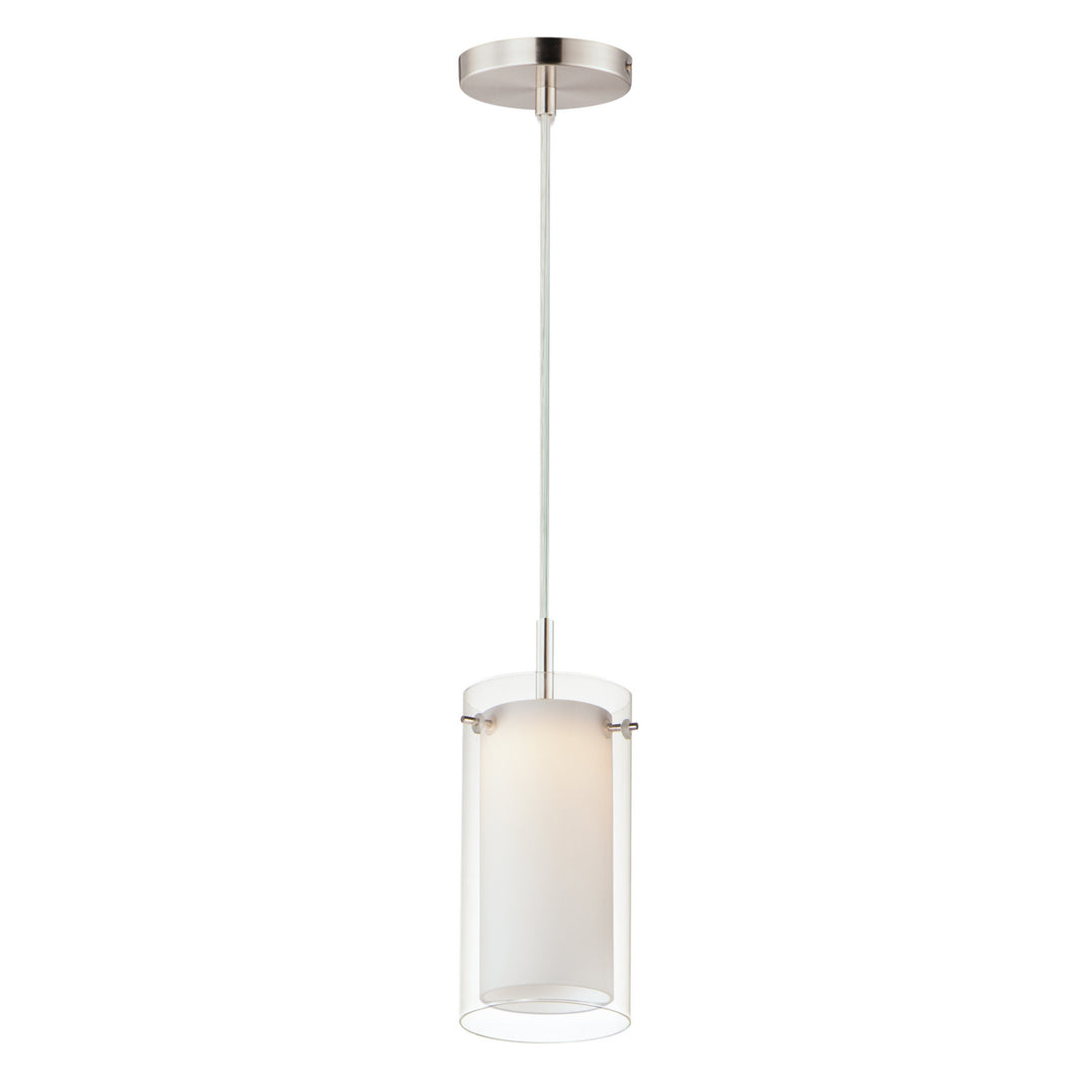 Maxim Duo 12289CLSWSN Pendant Light - Satin Nickel