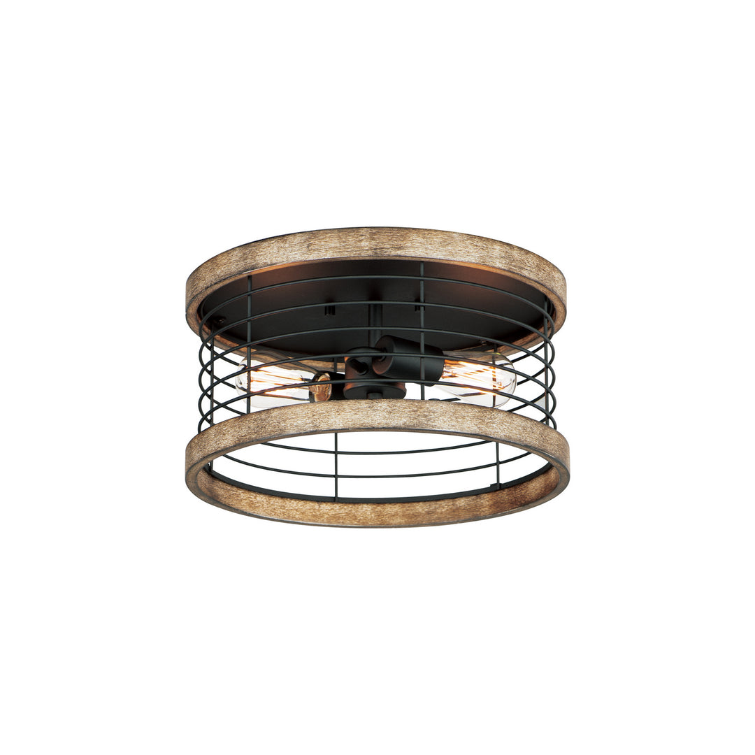 Maxim Homestead 12510DWBK Ceiling Light - Driftwood / Black