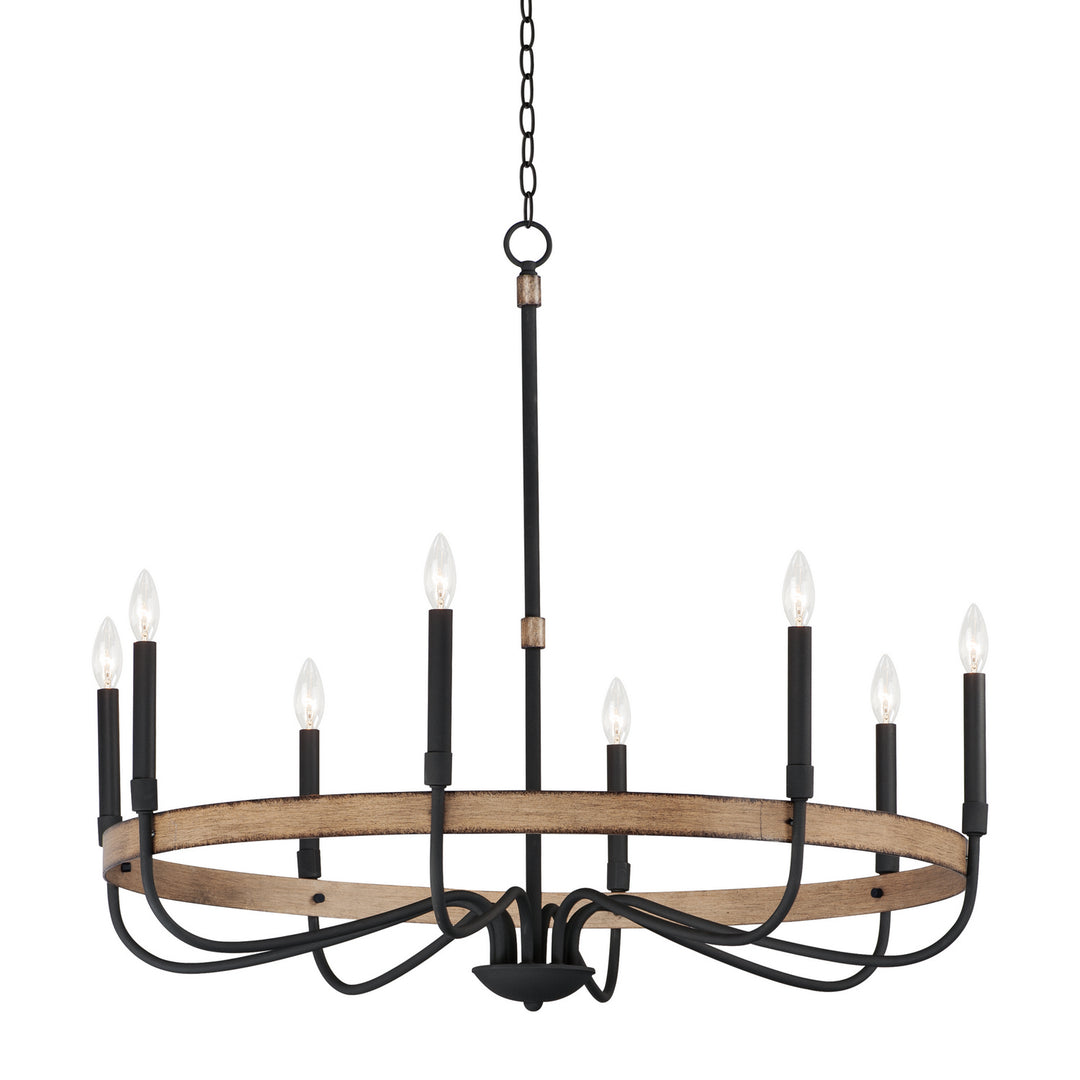 Maxim Franklin 14448DWBK Chandelier Light - Driftwood / Black