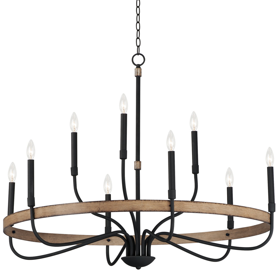 Maxim Franklin 14449DWBK Chandelier Light - Driftwood / Black