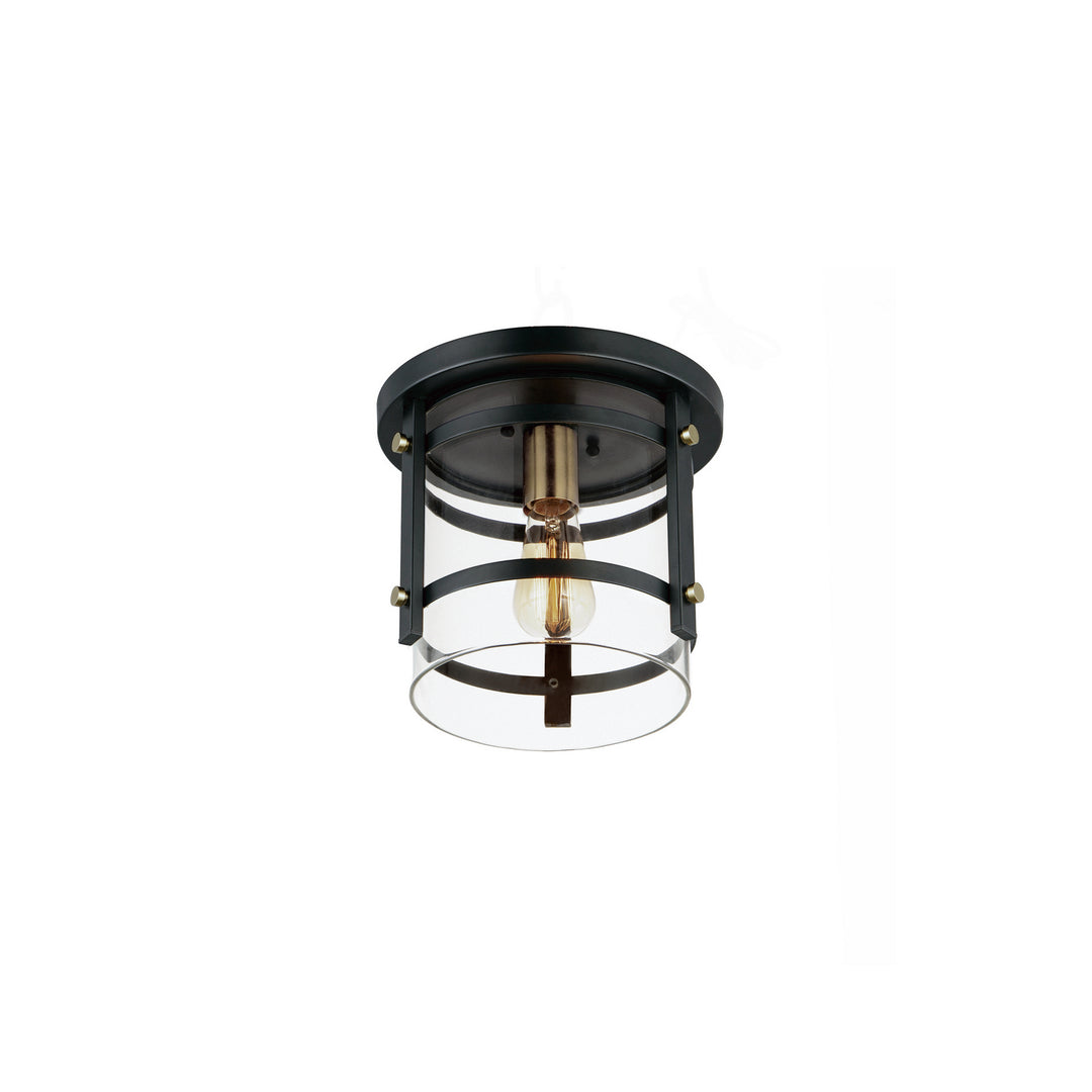 Maxim Capitol 2641BKAB Ceiling Light - Black / Antique Brass