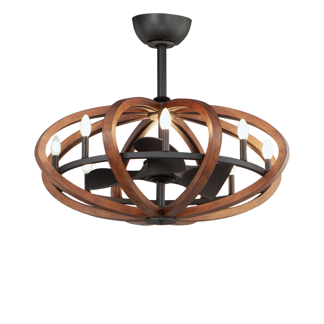 Maxim Bodega Bay 61004APAR Ceiling Fan - Antique Pecan / Anthracite