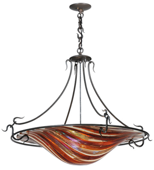 Meyda Tiffany Metro Fusion 112432 Pendant Light - Craftsman Brown