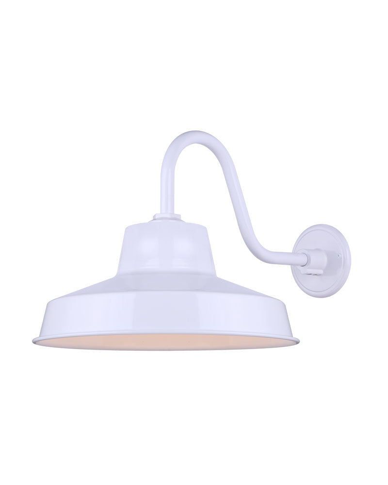 Canarm Lighting BL14WACWH  Barn Light Outdoor White