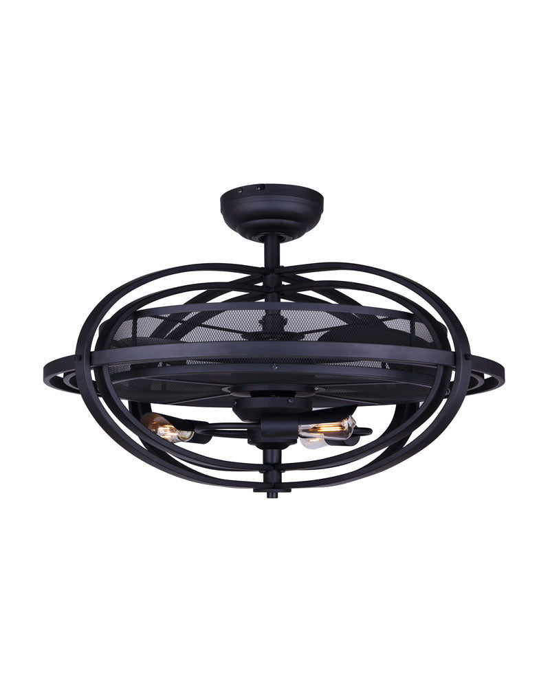 Canarm Cf24Cyr3Bk CF24CYR3BK Ceiling Fan - Black