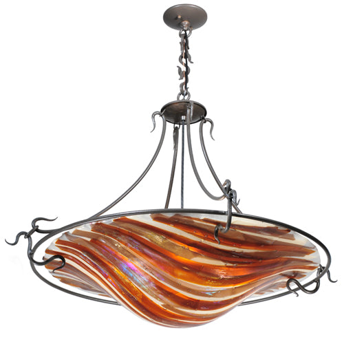 Meyda Tiffany Metro Fusion 112432 Pendant Light - Craftsman Brown