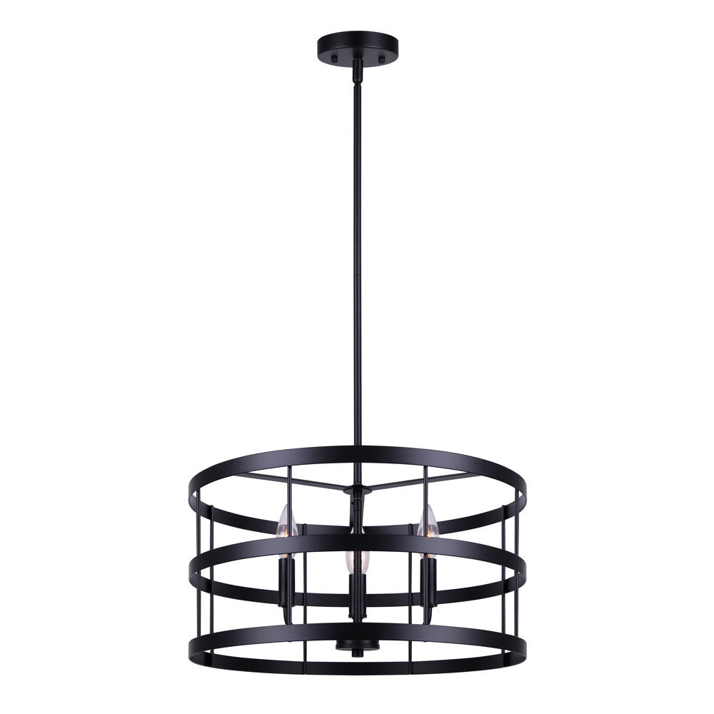 Canarm Ade ICH1062A03BGB18 Chandelier Light - Black / Gold / Brushed Nickel