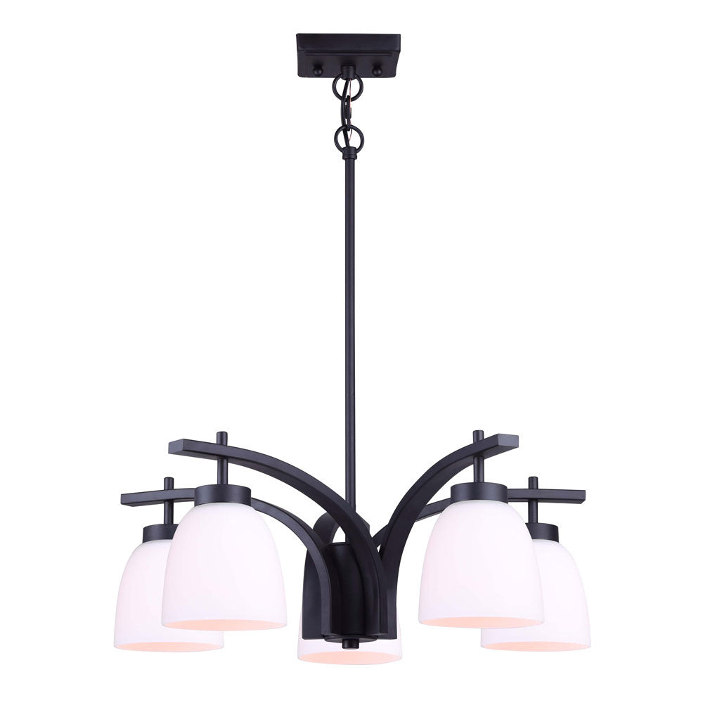 Canarm  ICH1077A05BK Chandelier Light - Black