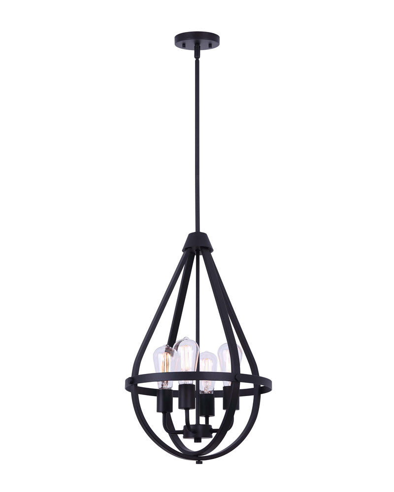 Canarm  ICH745B04BK15 Chandelier Light - Black