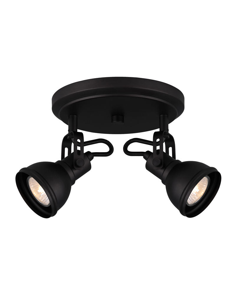 Canarm Lighting ICW622A02BK10  Polo Track Light Black