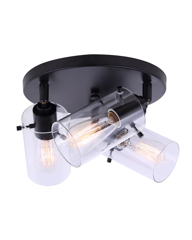 Canarm Lighting ICW759A03BK  Joni Track Light Black