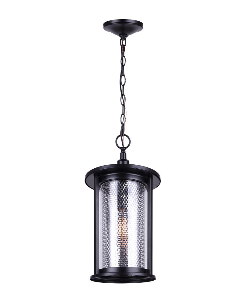 Canarm Lighting IOL525BKC  One Light Outdoor Pendant Outdoor Black