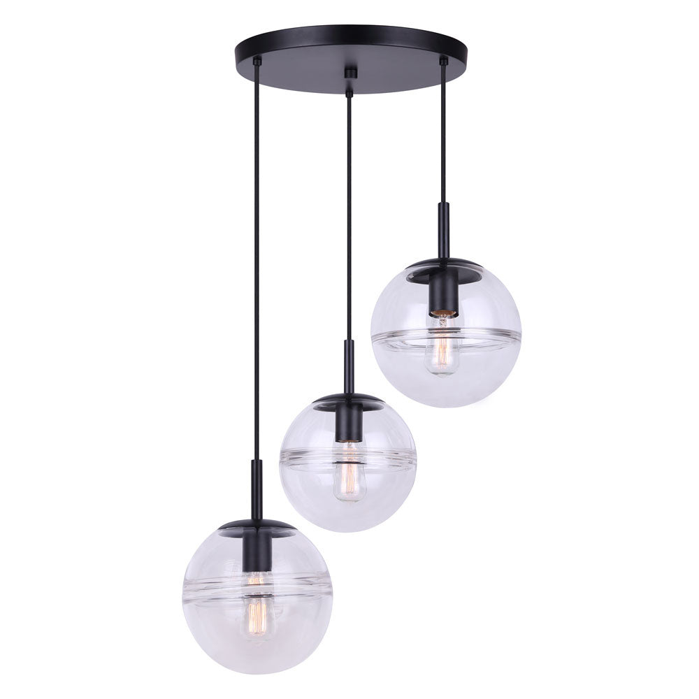 Canarm  IPL1051A03BK Pendant Light - Black