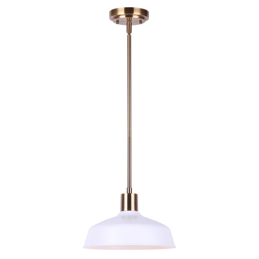 Canarm Bellow IPL1055A01GDW Pendant Light - Gold And White