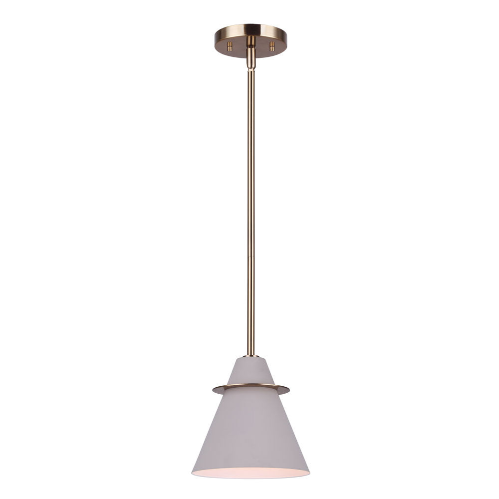 Canarm Talia IPL1076A01MGG Pendant Light - Gold And Matte Grey