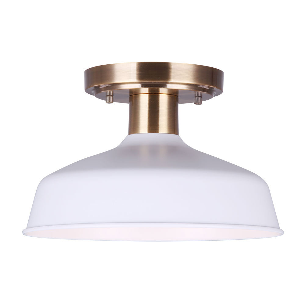 Canarm Bello ISF1055A01GDW Ceiling Light - Gold And White