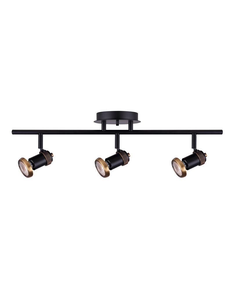 Canarm  IT1057A03BKG10 Ceiling Light - Black And Gold
