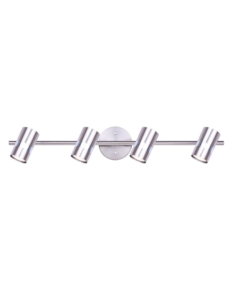 Canarm Aldi IT1058A04BNC10 Wall Light - Brushed Nickel And Chrome