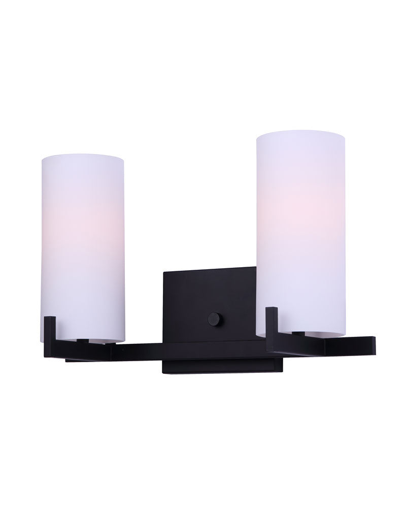 Canarm Bishop IVL1052A02BK Bath Vanity Light 16 in. wide - Black