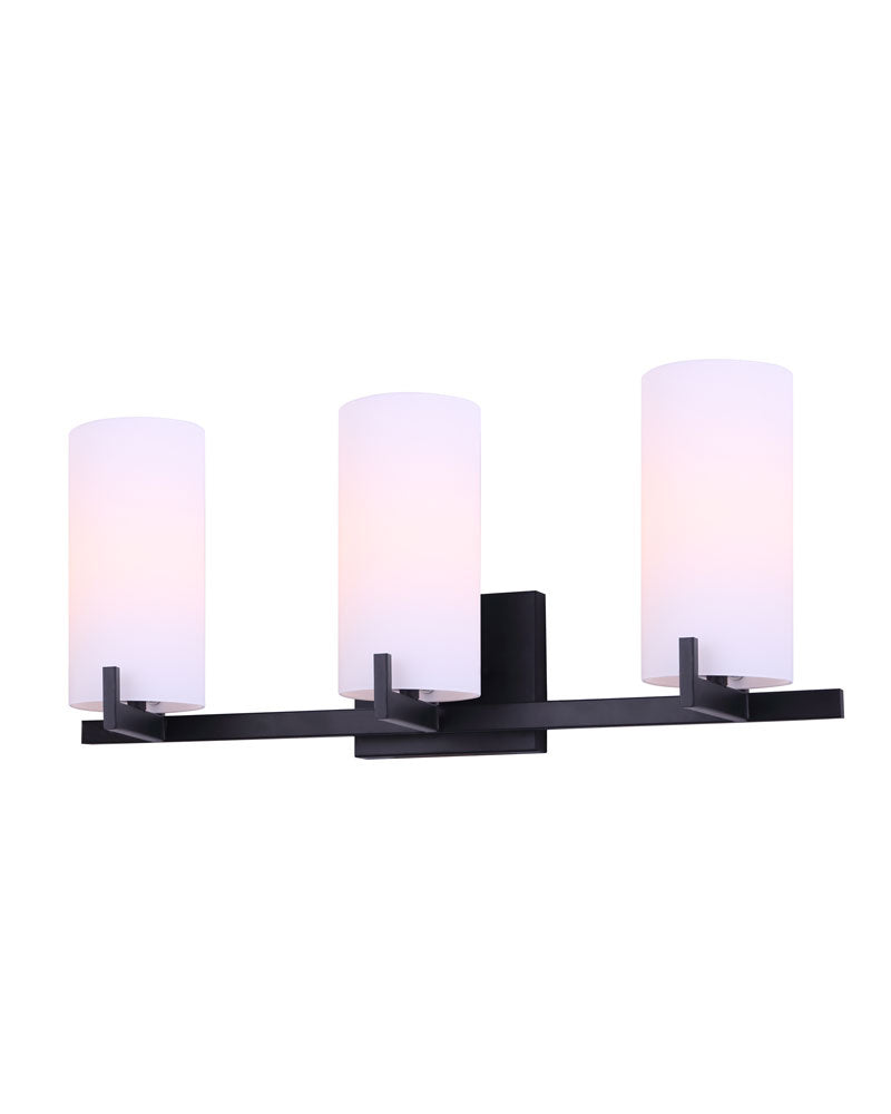 Canarm Bishop IVL1052A03BK Bath Vanity Light 24 in. wide - Black