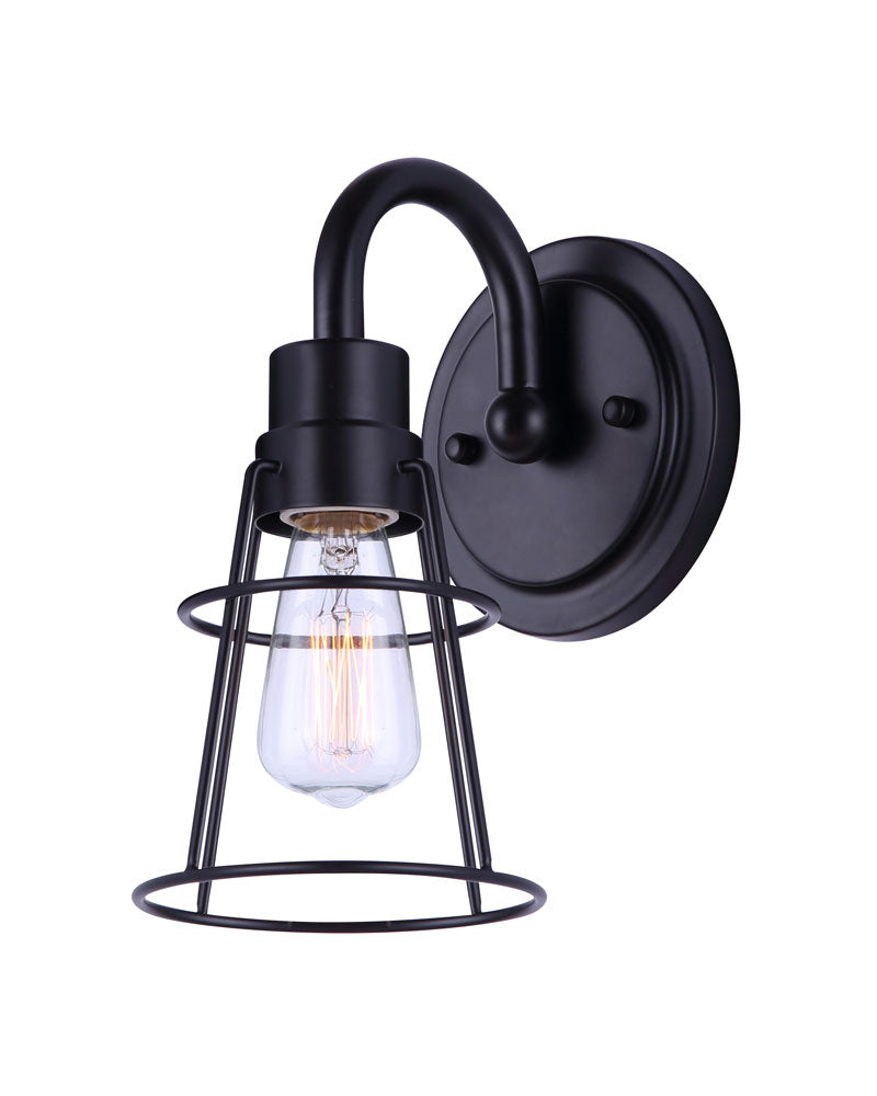 Canarm Dree IVL1053A01BK Wall Sconce Light - Black