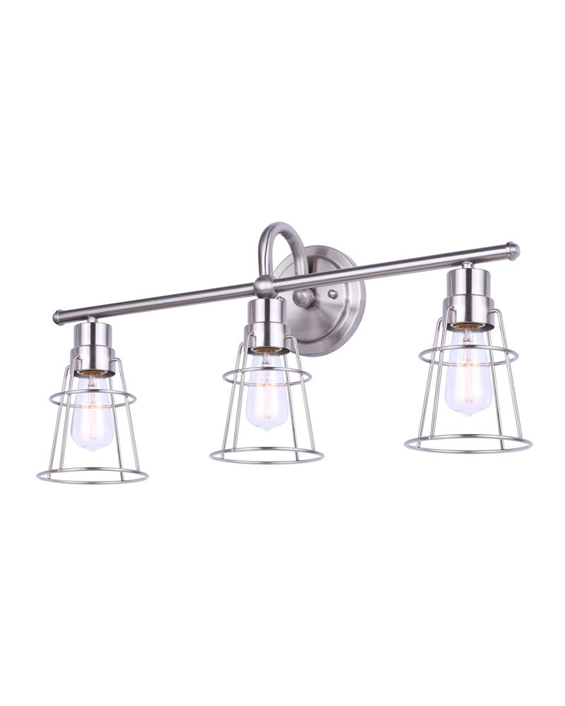Canarm  IVL1053A03BN Bath Vanity Light 24 in. wide - Brushed Nickel