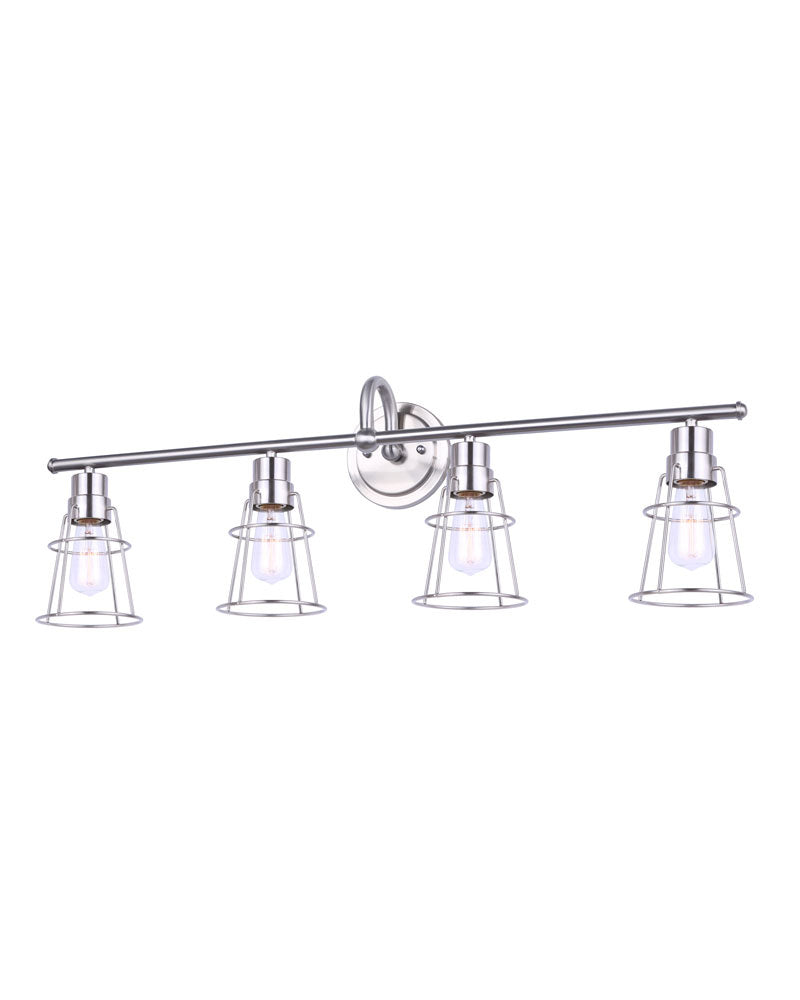 Canarm  IVL1053A04BN Bath Vanity Light 34 in. wide - Brushed Nickel