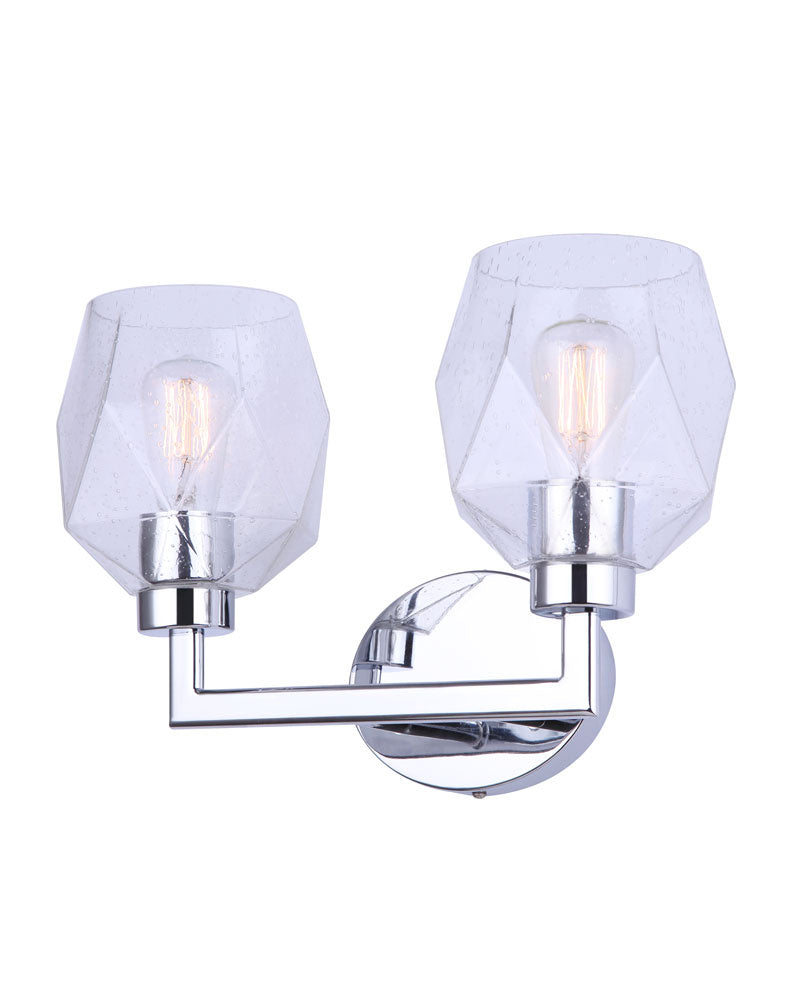 Canarm Lenci IVL1070A02CH Bath Vanity Light 15 in. wide - Chrome
