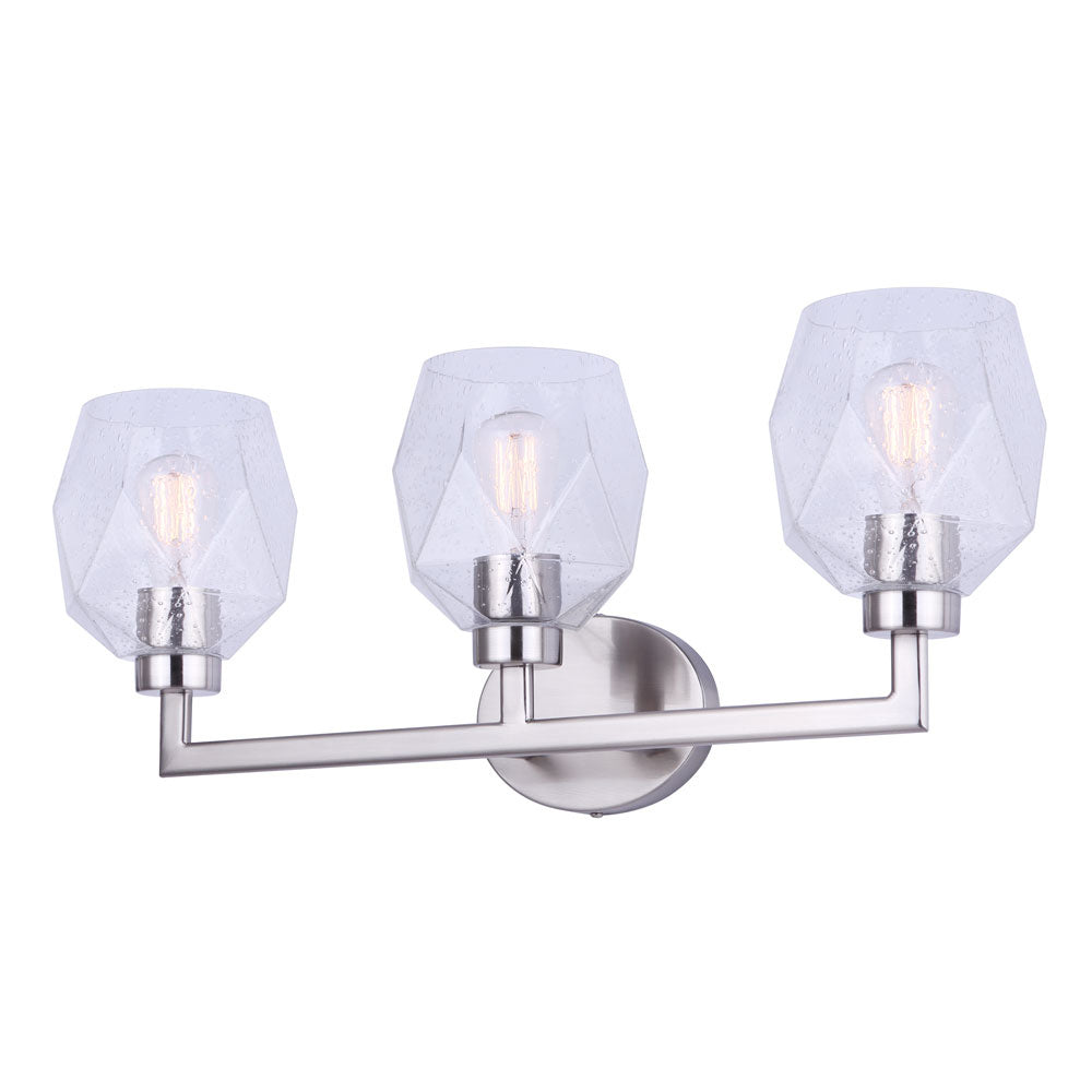 Canarm  IVL1070A03BN Bath Vanity Light 24 in. wide - Brushed Nickel