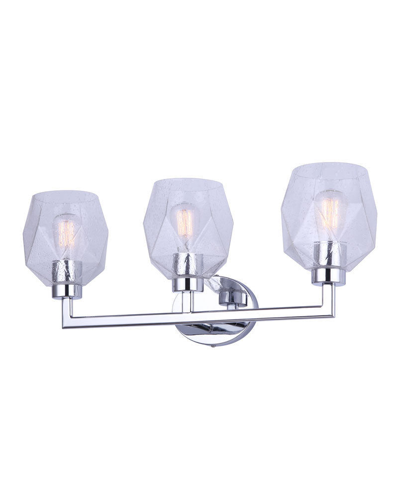 Canarm Lenci IVL1070A03CH Bath Vanity Light 24 in. wide - Chrome