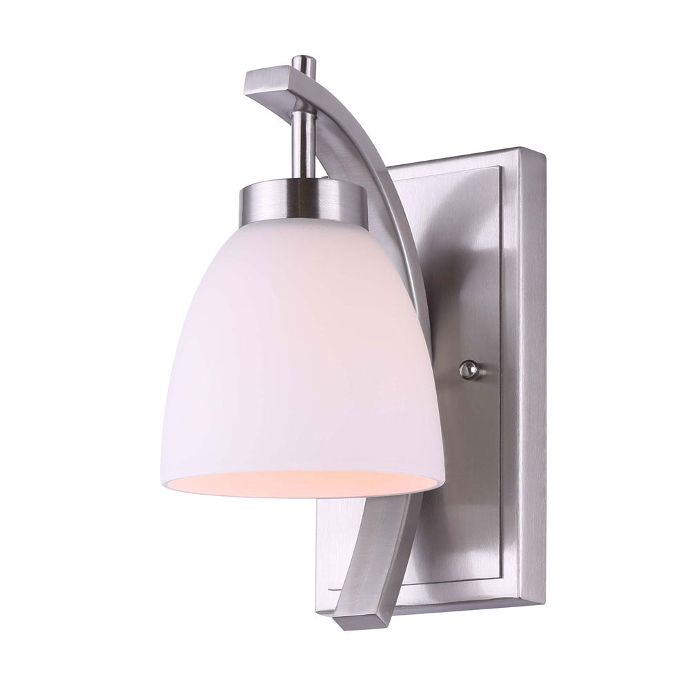 Canarm Mack IVL1077A01BN Wall Sconce Light - Brushed Nickel