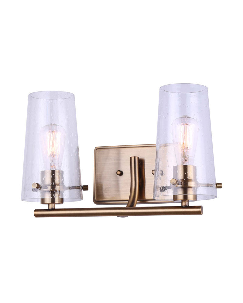 Canarm  IVL1080A02GD Bath Vanity Light 15 in. wide - Gold