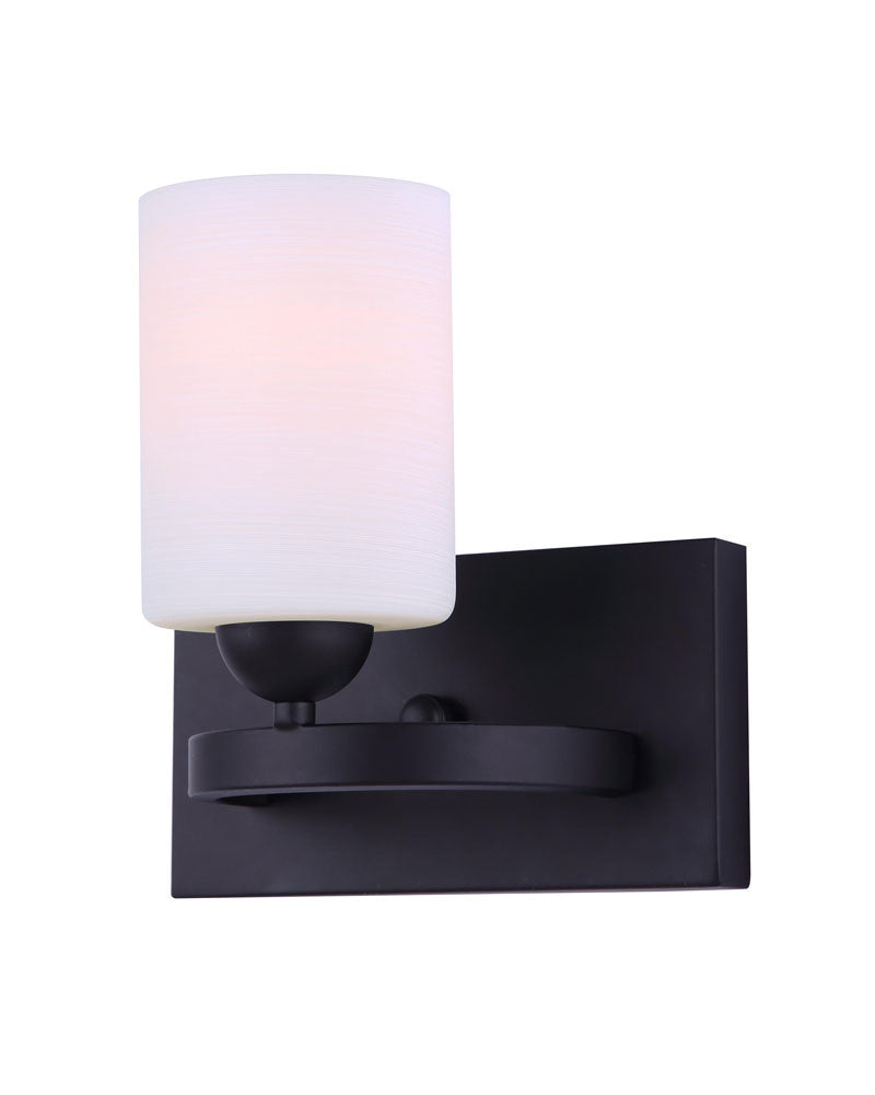 Canarm Hampton IVL370A01BK Wall Sconce Light - Black