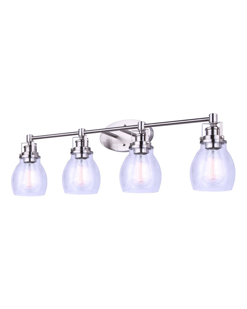 Canarm Carson IVL705A04BN Bath Vanity Light 33 in. wide - Brushed Nickel