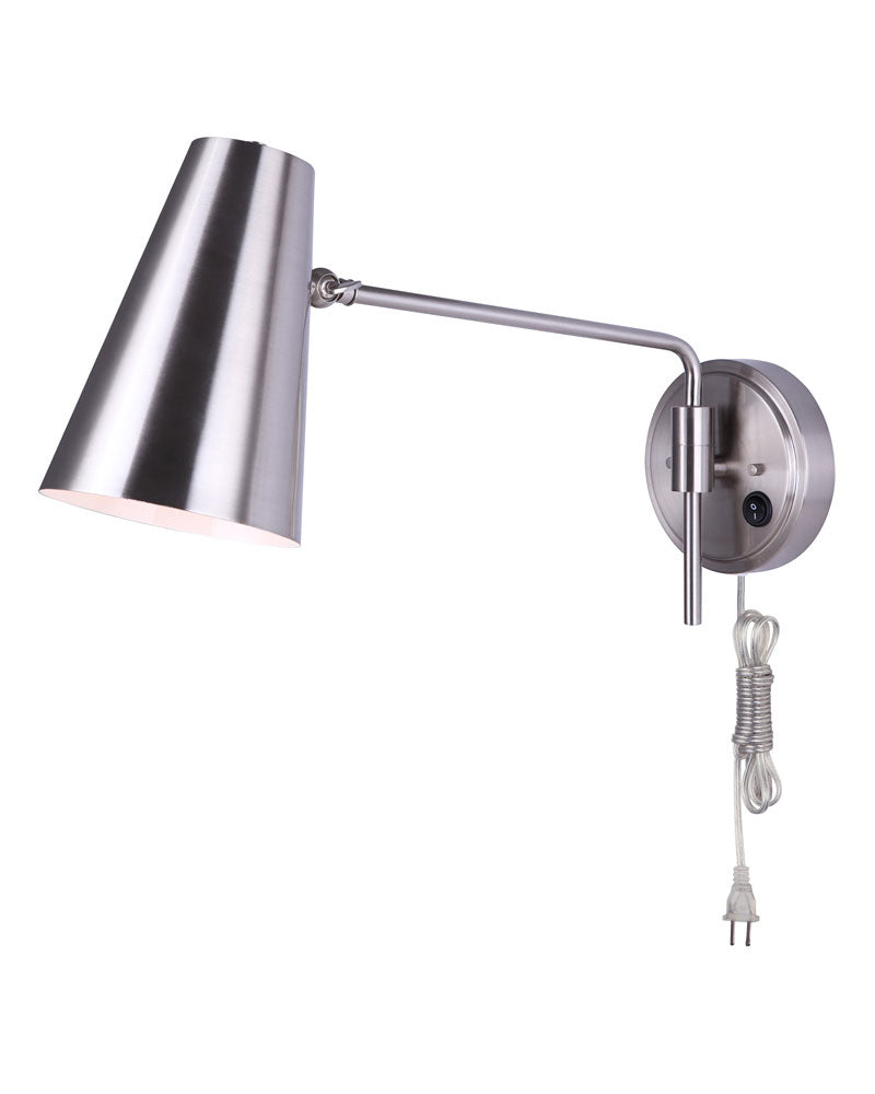 Canarm Lighting IWF1056A01BN  Orli Lamp Brushed Nickel