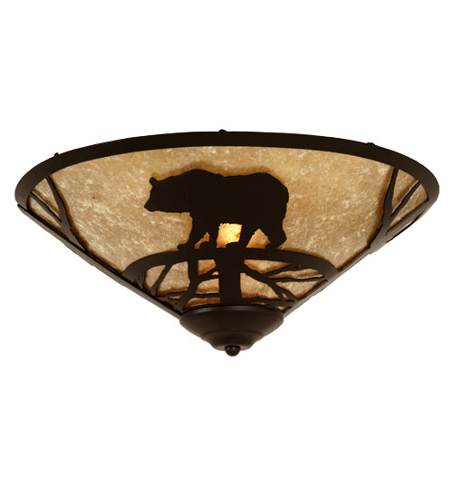 Meyda Tiffany Bear On The Loose 112458 Ceiling Light - Custom,Polished Stainless Steel